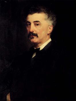 保羅 雅尅 艾梅 博德裡 Portrait Of Chikhachev 保羅 雅尅 艾梅 博德裡 Portrait Of Chikhachev